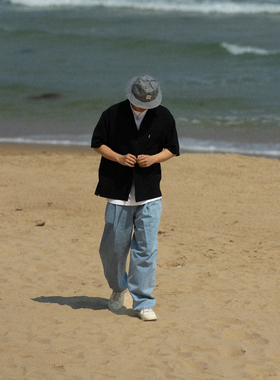 CITYDIVE Aloha Shirt 二代泡泡纱夏威夷aloha古巴领短袖衬衫