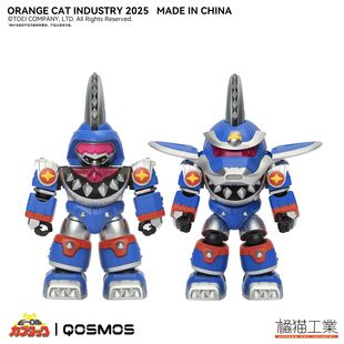 橘猫工业 铁甲小宝卡布达鲨鱼辣椒巨人Q版 拼装模型