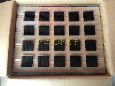 全新AAVID 散热片45X45X10mm散热器 铝制芯片 电子元件散热议价