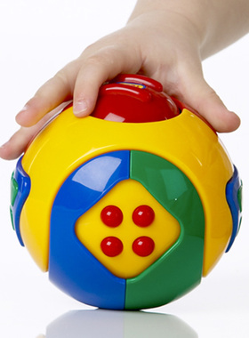 Tolo婴儿玩具球益智互动忙碌球宝宝可啃咬手抓感知训练6-9月1-3岁