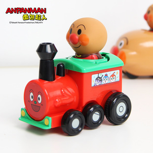 面包超人儿童玩具车按压前行发条车宝宝卡通小汽车小火车1-3岁