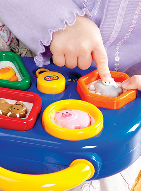 Tolo形状匹配音乐盒幼儿蒙氏早教玩具宝宝动物认知益智9-12月一岁