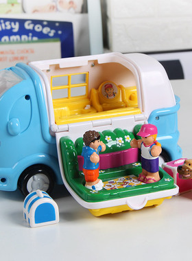 英国wow儿童玩具车旅行车基蒂宝宝惯性小汽车模拟过家家公仔2-6岁