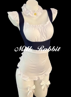 ［大码］内衣可爱甜美露背套装