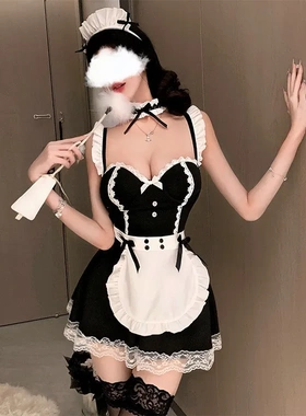 内衣性感可爱女仆钢托聚拢制服睡衣