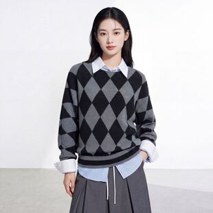 卫衣女款2026新款春秋薄款圆领蝙蝠袖宽松遮肉时尚百搭三宅上衣潮