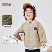 男童女童上衣潮 宝宝棉服儿童秋冬保暖外套嘟嘟家童装 4级防水