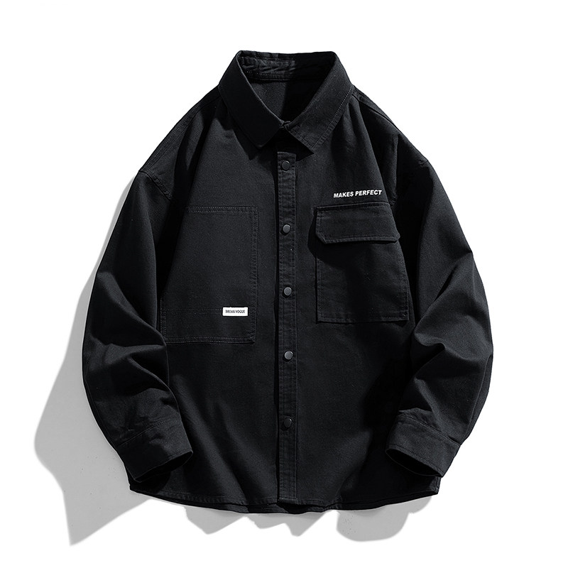 2025春季男士长袖外套宽松衬衫1020P58，男装衬衫，星座1106-2（原1111B）