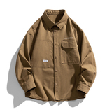 2025春季男士长袖外套宽松衬衫1020P58，男装衬衫，星座1106-2（原1111B）