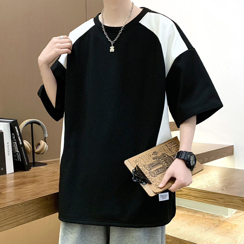 2025夏季新款休闲男T恤 TX8016小码 P25大码P28货源充足图片