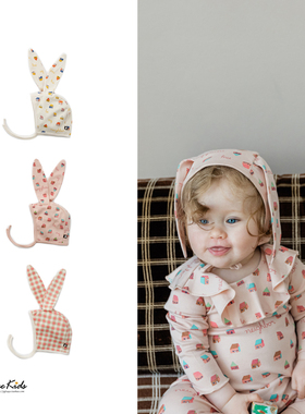 Shinyee▲oeuf 秋冬婴幼儿匹马棉兔耳朵帽子新生儿胎帽