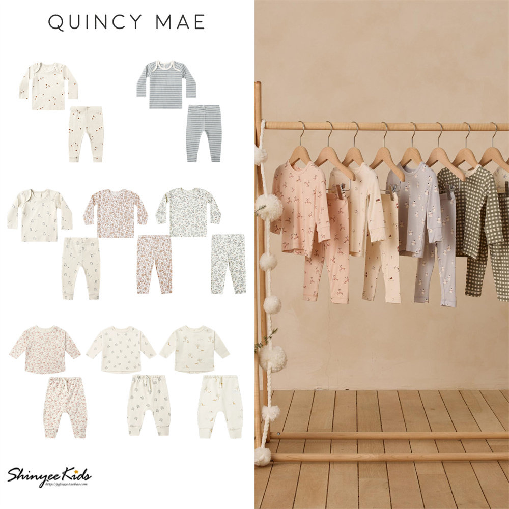 6ZShinyee▲quincy mae aw25儿童印花T恤打底裤打底衫家居服套装,童装/婴儿装/亲子装,家居服套装,淘宝优惠券,粉丝福利购,淘宝优惠卷