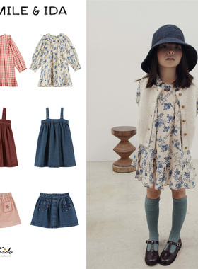 6ZShinyee▲emile et ida aw25女童秋冬新款甜美连衣裙吊带裙半裙