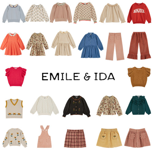 3折清仓 emile et ida秋冬衬衫毛衣针织衫连衣裙灯芯绒半裙裤子