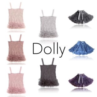 3折清仓 荷兰DOLLY 女童蛋糕裙蓬蓬裙公主裙tutu裙 背心吊带衫