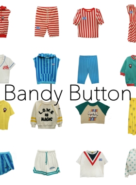 3折清仓 bandy button 春夏儿童短袖T恤半裙 短裤休闲裤 连衣裙