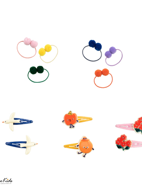 Shinyee▲西班牙tiny cottons 春夏儿童趣味发夹发绳发圈