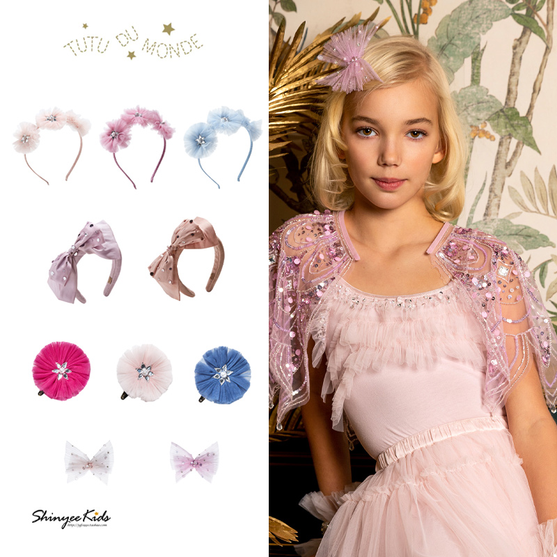 tutudumonde薄纱发箍发夹头饰