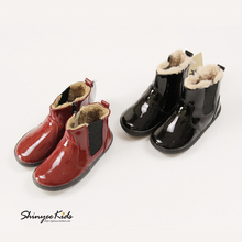 5折授权 澳洲old soles儿童真皮低帮靴 加绒冬靴 男女宝宝皮鞋