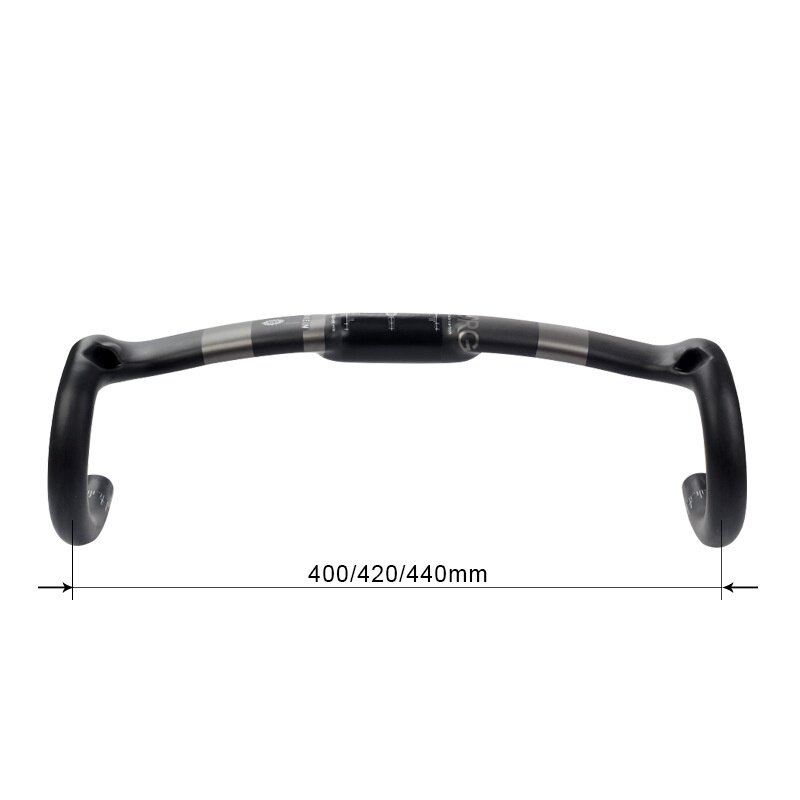 新品。BIKEINk r碳纤维弯把 公路自行车T700破风把手单车把横
