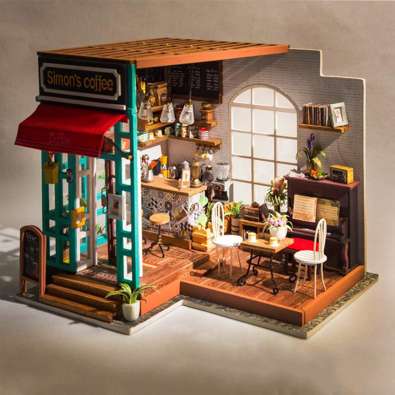 . Doll House Wooden Furniture Diy House Miniature Assemble