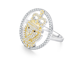 s925纯银戒指IPROMISE经典狮子欧美轻奢个性时尚小众戒指指环