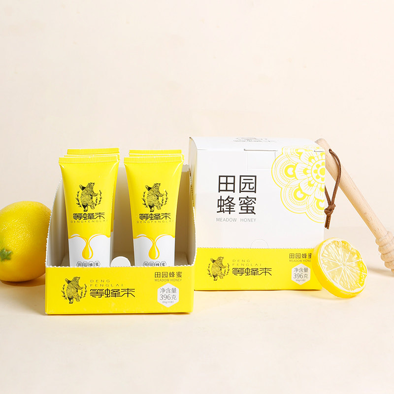 等蜂来一级品质百花蜂蜜66g*8支
