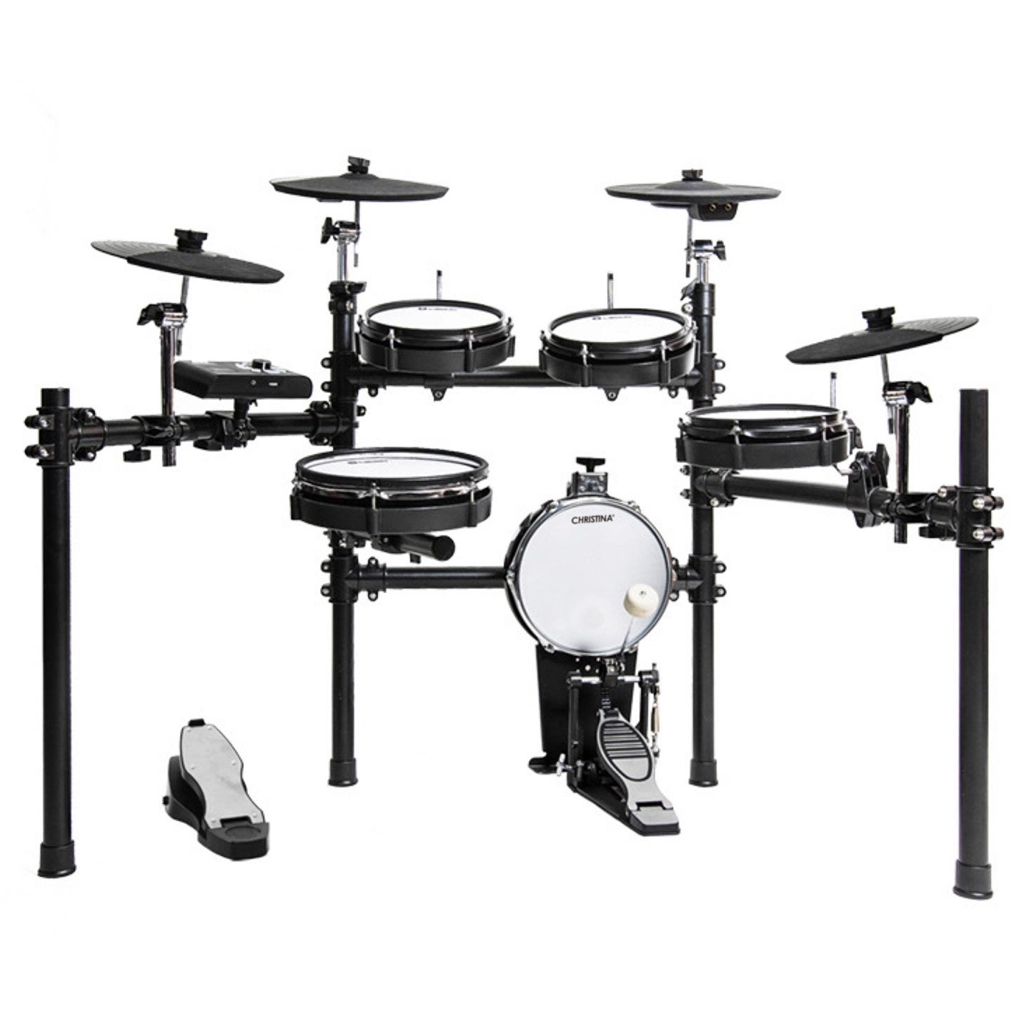 T380-1网皮电子鼓架子鼓家用专业成人儿童便携式