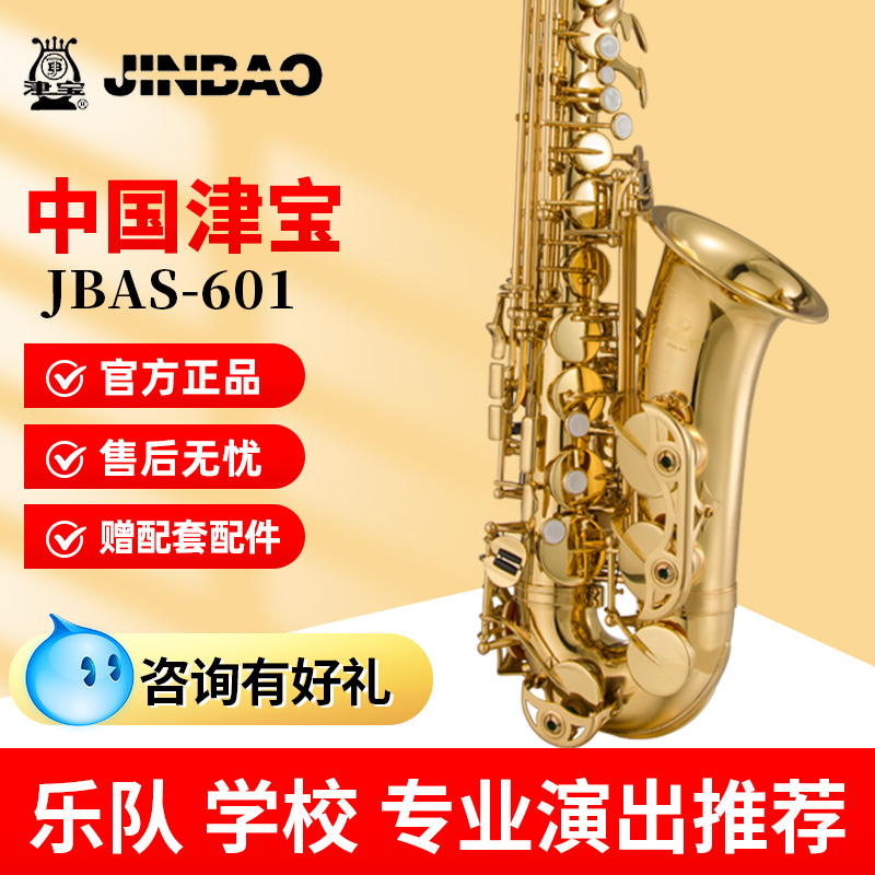 津宝降中音萨克斯初学者铜管乐器