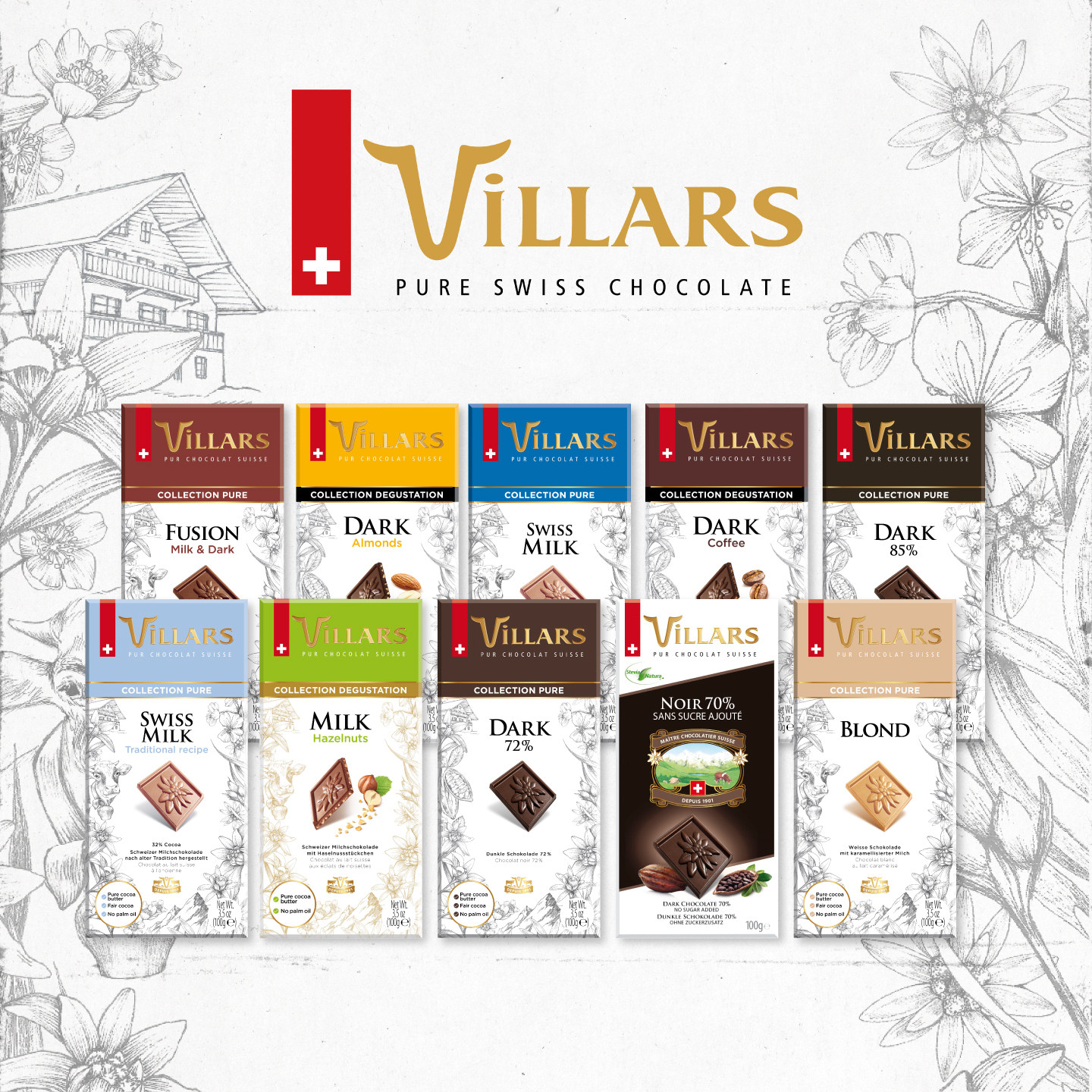 维利斯瑞士进口巧克力精品口味排块高端零食圣诞礼物节日送礼佳品,零食/坚果/特产,黑巧克力,淘宝优惠券,粉丝福利购,淘宝优惠卷