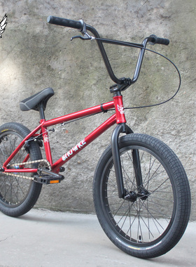 SHOWKE20寸CRMO铬钼钢BMX自由男女海豚街攀小轮自行车单车海盗款