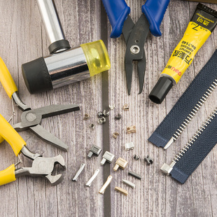 拉链头配件修复插销维修双头插口衣服修拉链工具拉锁替换补齿神器