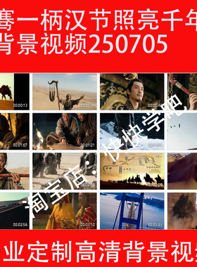 张骞的故事演讲诗朗诵一柄汉节照亮千年丝路背景视频250705