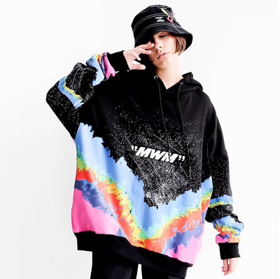 木村井泓mwm潮牌新款套头卫衣
