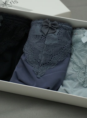 【小宝粉丝专享】CaldiceKris玫瑰花盒装女内裤0816