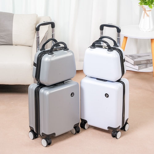 14寸小型行李箱20x30x40春秋航空拉杆旅行可登机箱13寸手提小皮箱