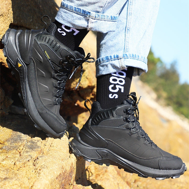 清仓悍途户外登山鞋高帮防滑耐磨爬山男鞋徒步运动马丁靴女210381