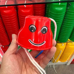 踩高跷儿童玩具卡通造型幼儿园亲子活动空心杯创意带绳子感统训练