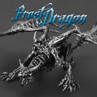 金属魔兽冰霜巨龙兵人模型手办成品桌游摆件饰品送男生礼物