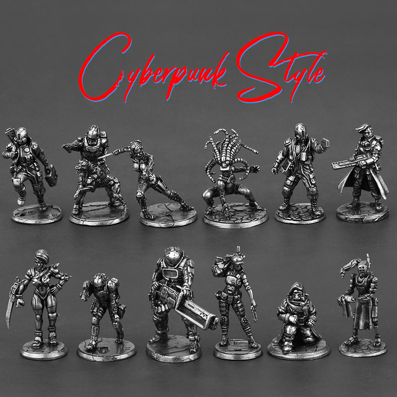 赛博朋克风格兵人模型手办