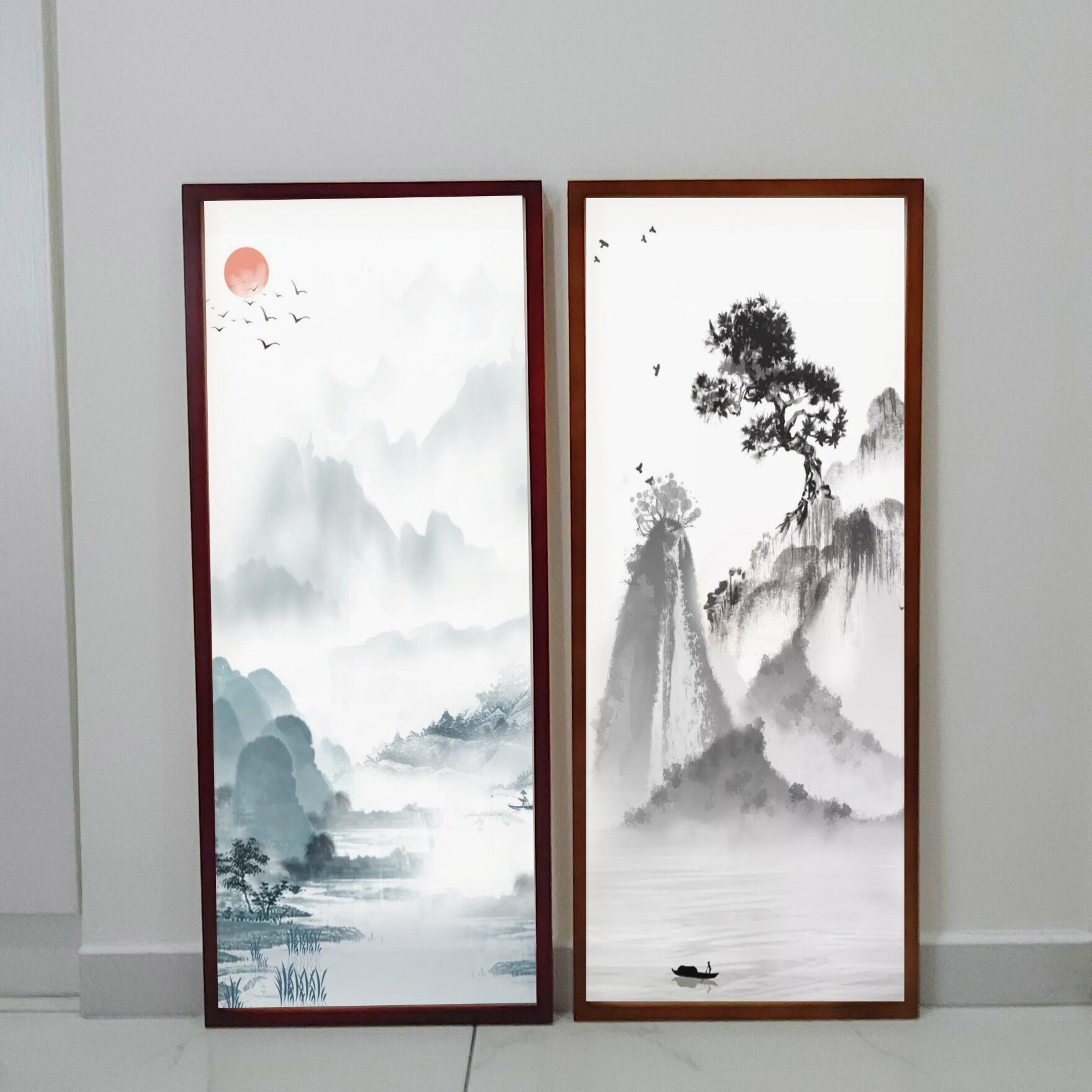 实木画框长条字画书法素描2678 4669 3435138 407080110120装裱框