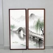 实木画框长条字画书法素描2678 裱框 407080110120装 4669 3435138