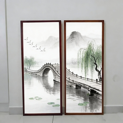 挂墙实木长条画框字画装裱框