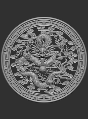 特价浮雕龙精雕图STL模型文件立体图佛菩萨塔香炉上千种模型数据