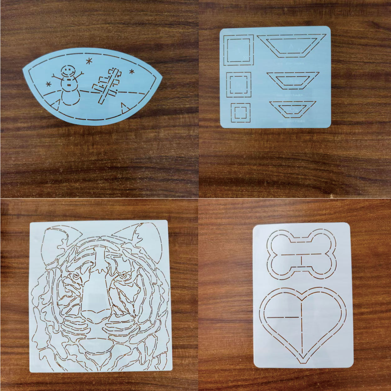 手工DIY描图工具拼布软模板老虎背包线轴图谱雪人小包爱心骨头,居家布艺,尺子,淘宝优惠券,粉丝福利购,淘宝优惠卷