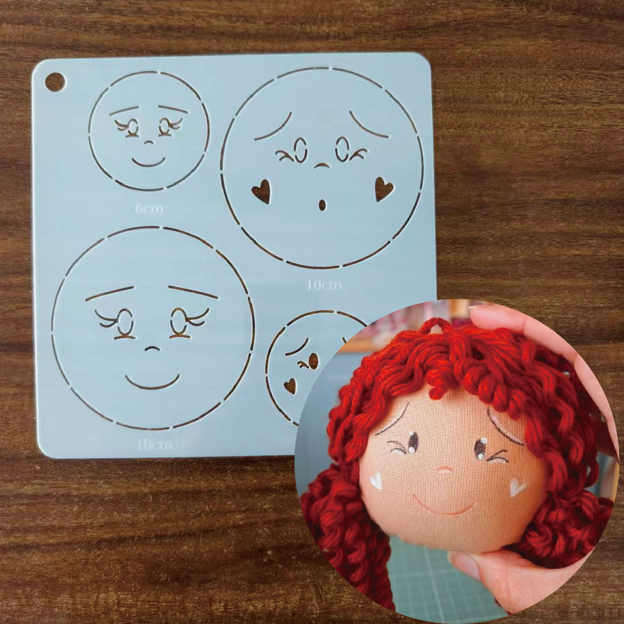 手工DIY描图工具拼布软模板  乡村娃娃表情,居家布艺,尺子,淘宝优惠券,粉丝福利购,淘宝优惠卷