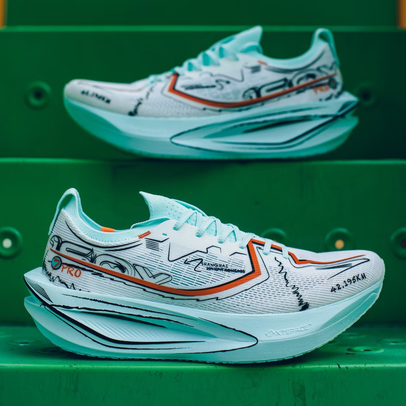 特步160X7.0pro碳板跑鞋马拉松专业竞速跑步男女鞋运动跑步鞋正品