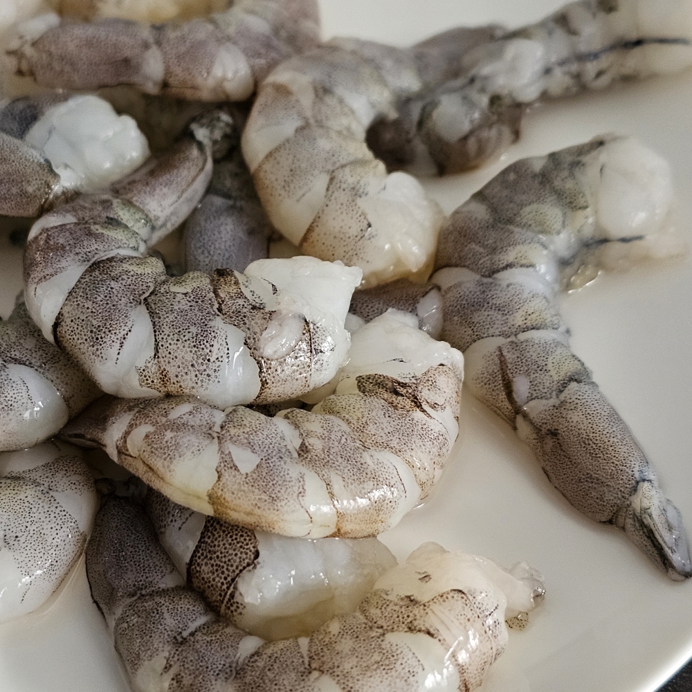 马来西亚进口白对虾虾仁250g 冷冻不泡药 无激素抗生素低密度饲养