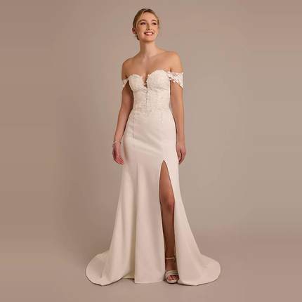 2025 02美国直邮专柜正品代购DB studio新娘结婚长裙白色抹胸婚纱