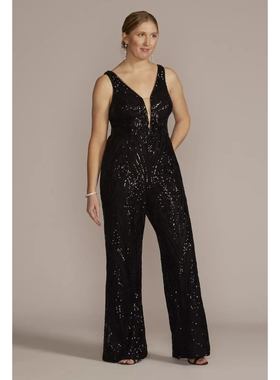 2025 02美国直邮专柜正品代购galina新娘结婚晚礼服伴娘V领连身裤